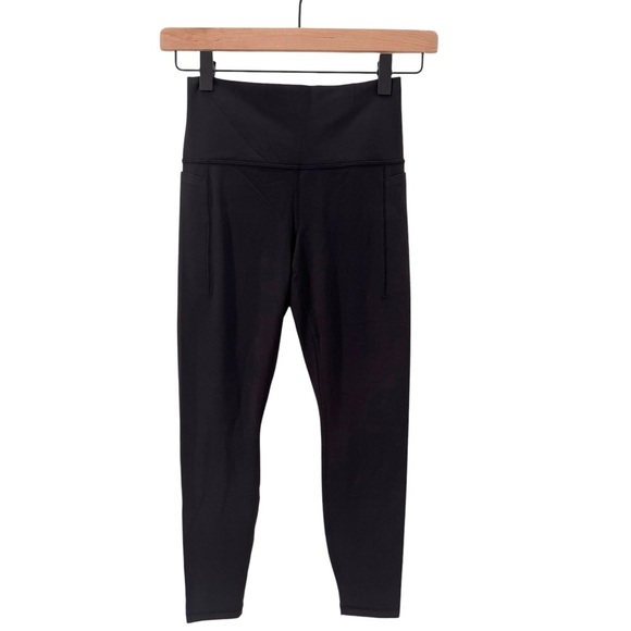 NWT Athleta Transcend Stash Tight Pockets in Black Size Small Petite (SP) - Picture 5 of 16